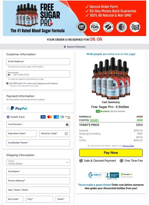 Free Sugar Pro Checkout